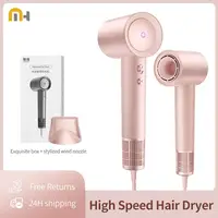 Hair Dryer Hot Cold Wind Air Brush Hairdryer Professional Negative Lonic Blow Dryer Strong Power Dryer Salon Tool 1600W 1