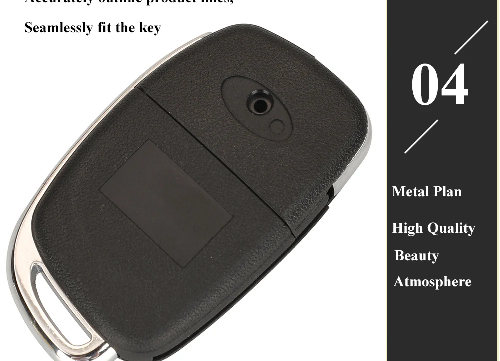Keyforkess Shell chiave a distanza per auto a vibrazione orizzontale per Hyundai Solaris Creta Ix25 Kona Tucson Sonata I40 Elantra Ix35 I20 Ix45 2019 - S2faa0de48b0b4fca9bc3cdde139fd3fbd