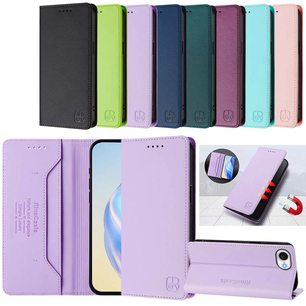 Magnetic Leather Flip Wallet Phone Cover