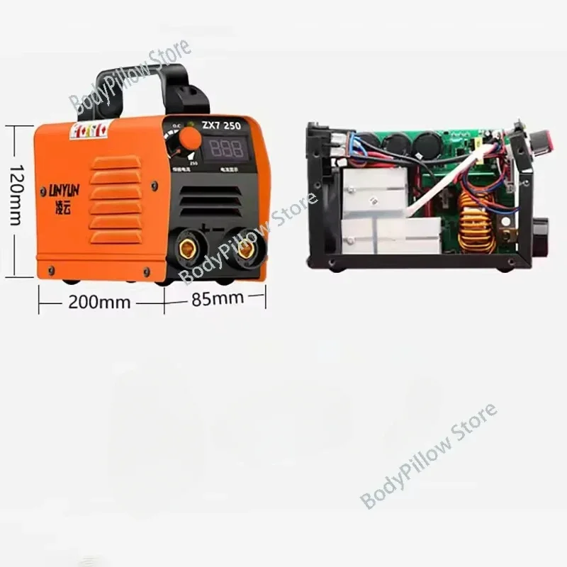 220V Inverter Arc Electric Welding Machine 20-250A IP21 IGBT MMA ARC Welder Digital Display ZX7-250 6mm welding 2