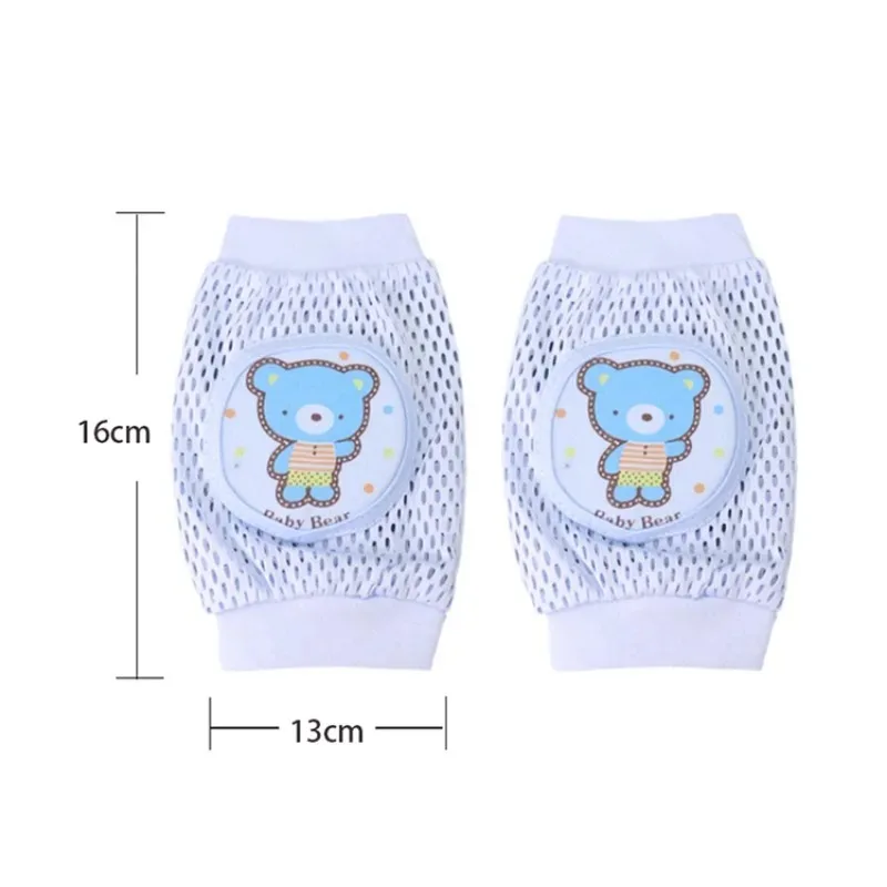 Children's Crawling Elbow Knee Pads Breathable Mesh Toddlers Baby Knee Pads Safety Infant Kneepad Baby Crawling Walking Exercise