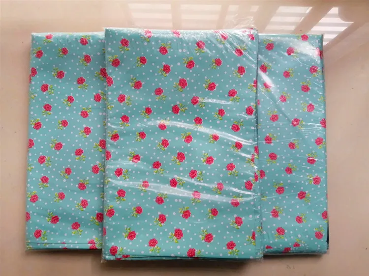 25x35cm 러블리 로즈 폴리 메일러 접착 봉투 가방 여성 소녀 선물 포장 결혼 기념일 플라스틱 메일 링 파우치
