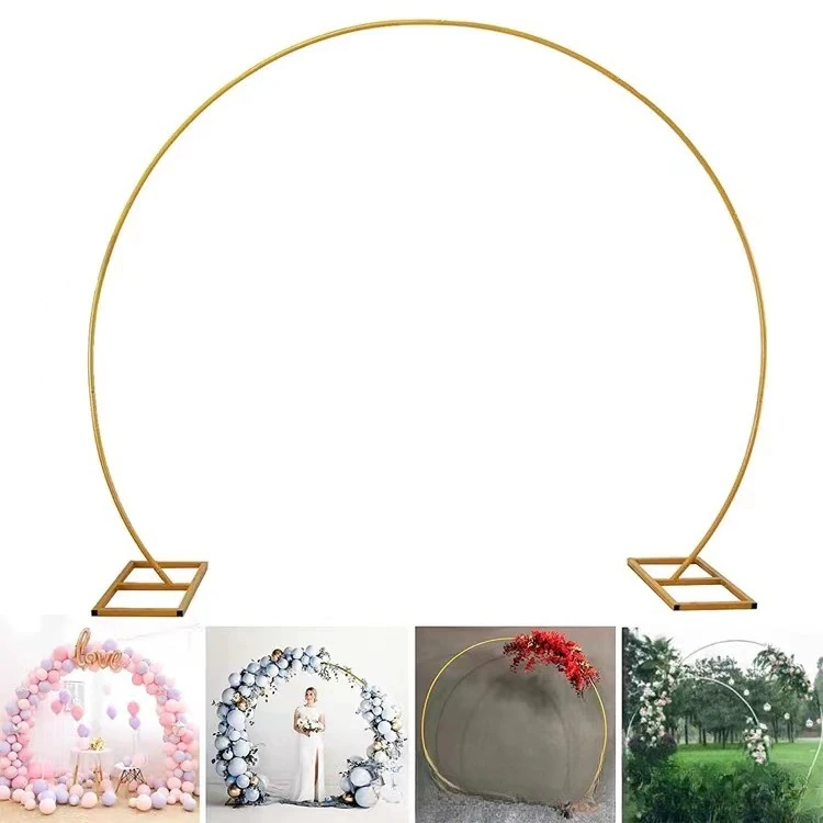 

Wedding Iron Art Half Round Wedding Arch Removable Props