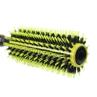 Professional  Round Wooden Hair Brush 6 Sizes Boar Bristle Mix Nylon Salon Women Hair Styling Tools Yellow Brazil Hair Curlerl 2