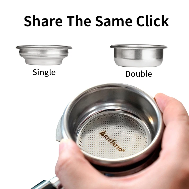 BG ARTEFATTO 58mm Espresso Coffee Filter Baskets Fit for Synesso/Slayer