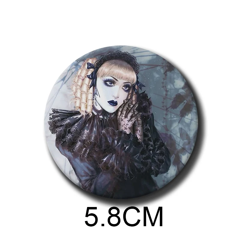 Mana Sama Gothic Rock Aesthetic Brooches Malice Mizer Visual Kei