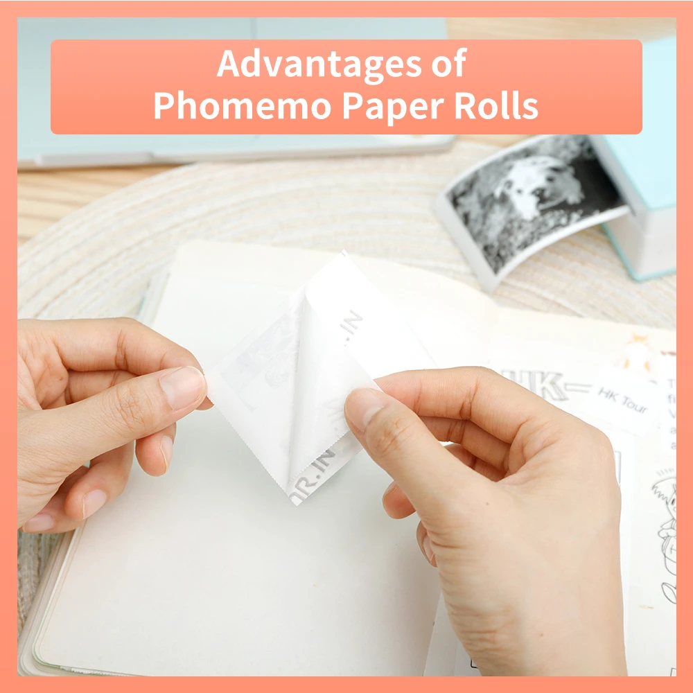 Thermal Paper Gold Sticker Colorful Paper 53mm x 3.5m For Phomemo M02/M02S/M02Pro Pocket Printer 3 Roll/Box