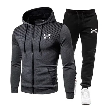 2025 Fashion Tracksuit For Men Hoodie Fitness Gym Clothing Men Running Set Sportswear Jogger Men'S Tracksuit Winter Suit Sports