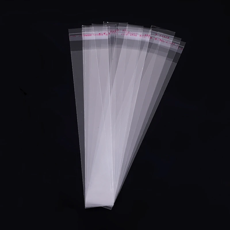 Circloophs Sacchetti Cellophane Richiudibili 20,3x25,4 Cm - 500 Pezzi Autoadesivi, Trasparenti