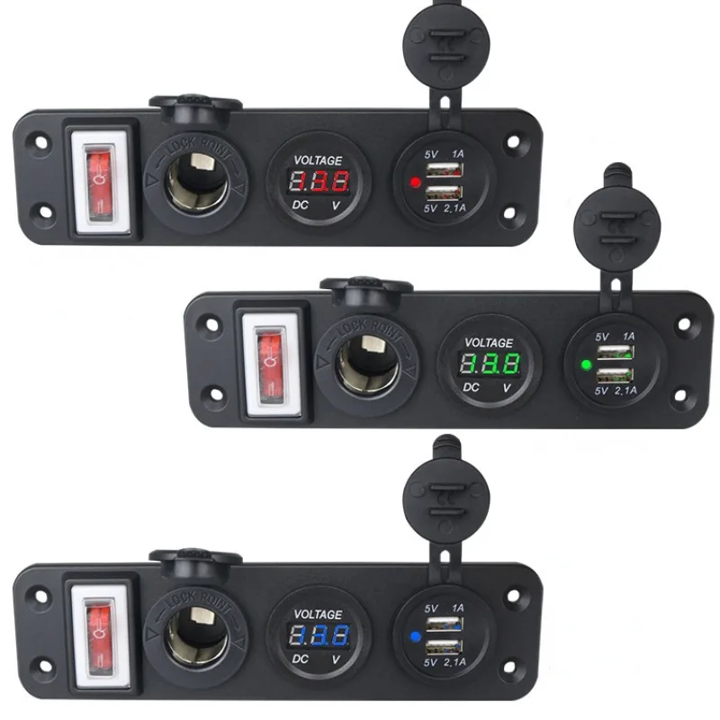 

Автомобильное зарядное устройство с двумя USB-портами, а, 12 В/24 В