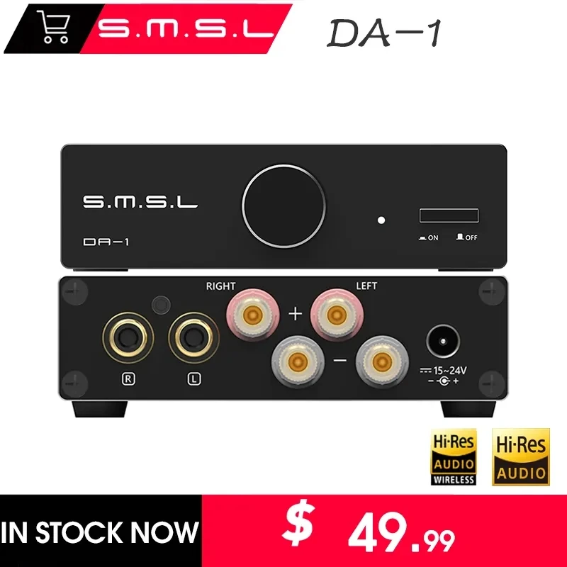 

NEW SMSL DA-1 High Resolutionpower AMPlifier Home Digital Audio Power Amplifier 65W HIFI Stereo Mini POP Sound Control Circuit