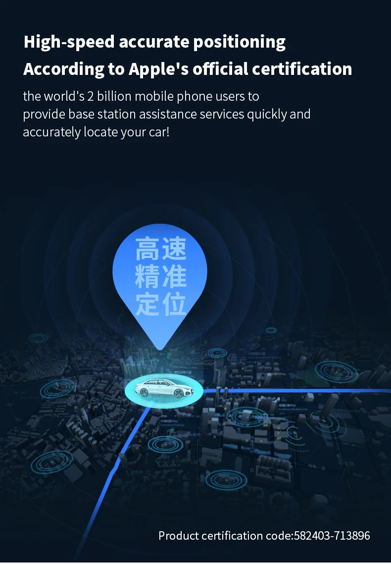 Illustration of Apple Find My interface tracking the device