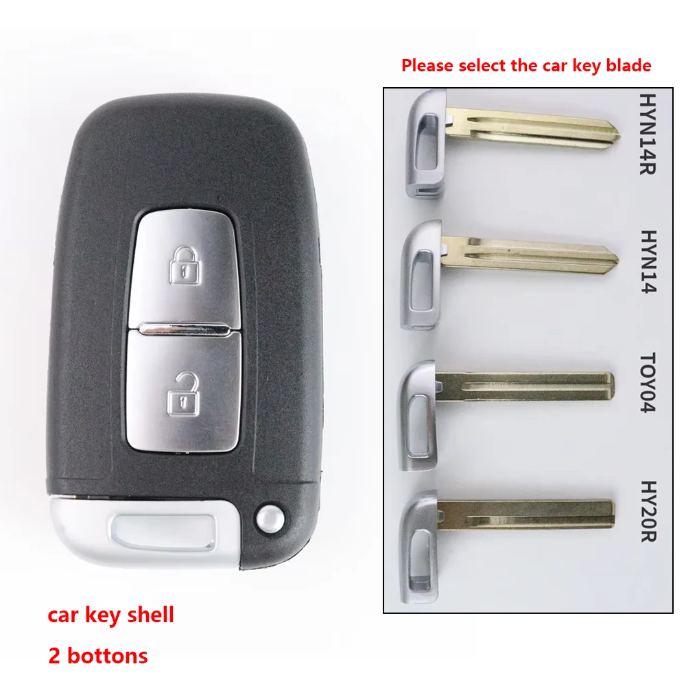 Premium Car Key Case Shell Housing for Kia and Hyundai Vehicles