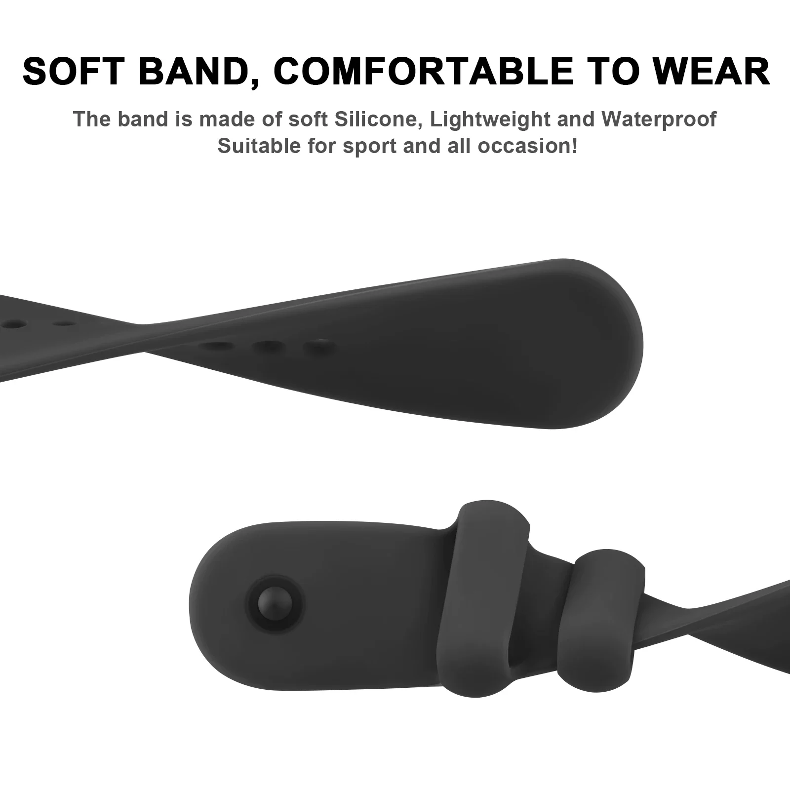 Silicone Sport Watchband Bracelet Replacement Strap