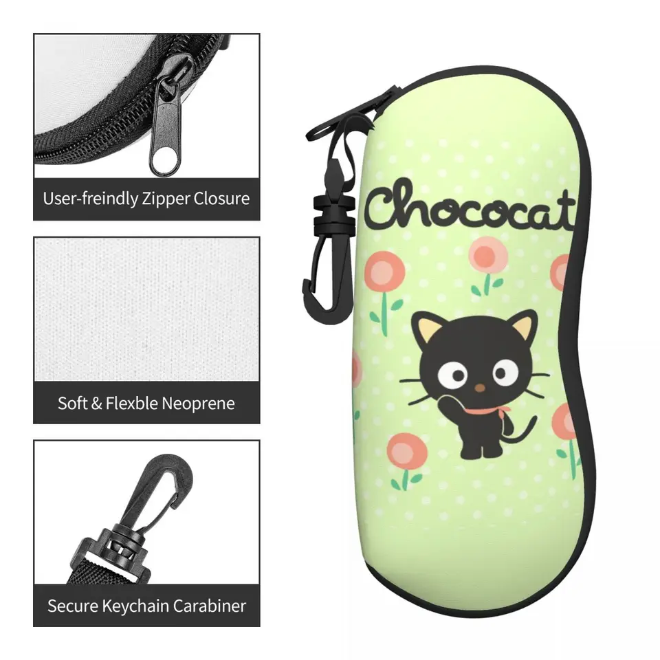 Chococat Glasses Case Girl Boy Travel Reading Storage Box Print