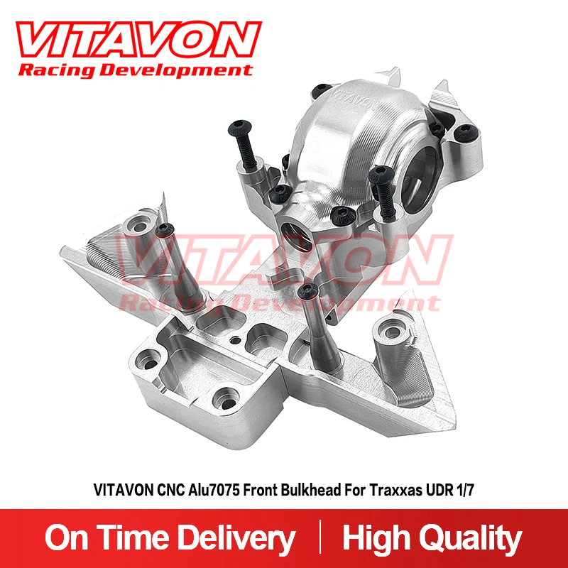 Vitavon Cnc Alu Paratia Anteriore/Alloggiamento Differenziale Per Traxxas Udr 1:7 #8530 8580