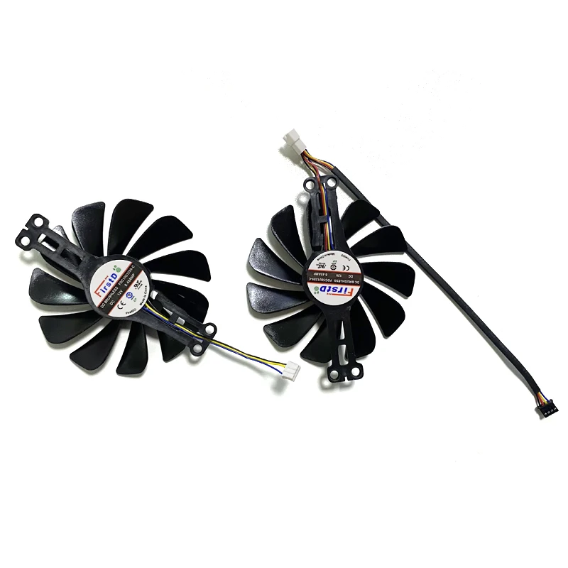 Ventilador de Refrigeração para Gaming Video Card Velocidadester Velocidadester Xfx rx 6600 Ventiladores xt Gpu Swft 210 rx 6600 xt rx 6600 8g Fdc10u12s9-c - Imagem 2