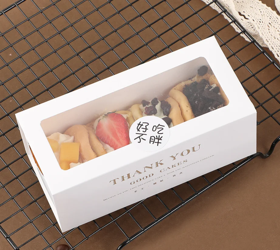 

100 шт. коробка для макарон и тортов, искусственное печенье, коробка для свадьбы, картонные коробки, Кондитерская упаковка