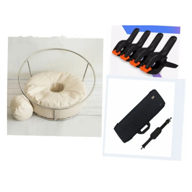 Newborn photography props Posing Beanbag Frame Set Newborn Poser Studio Backgrounds Photography Stand Photo Props