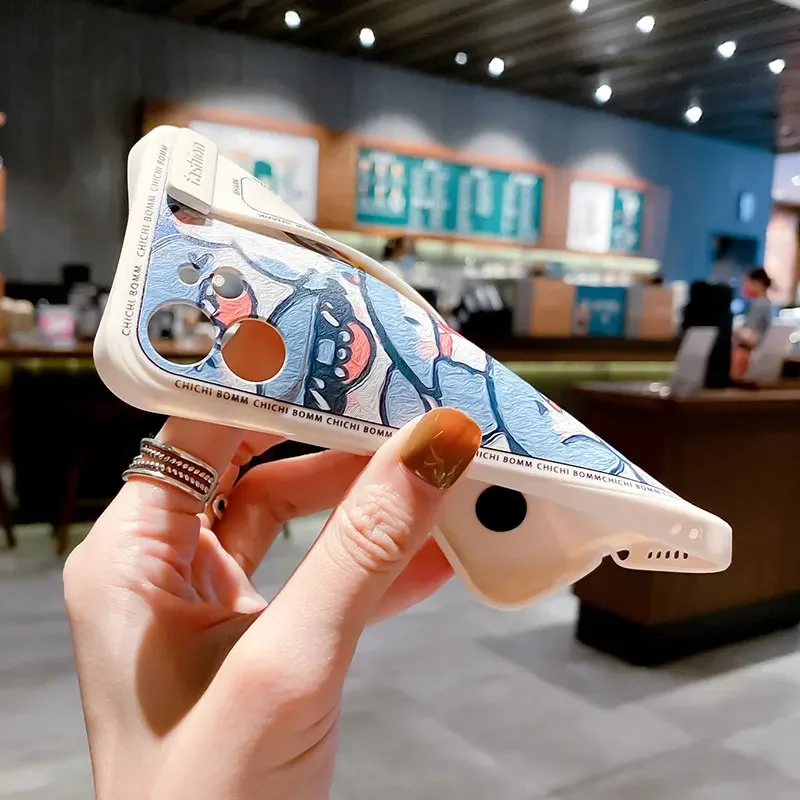 SoCouple Cartoon Design Wrist Strap Phone Case with Holder - Stylish and Functional Cover
