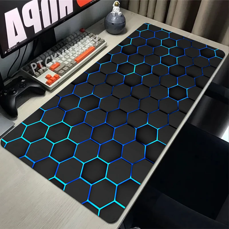 Desk Mats, Minimalismo Mousepad, Tapete de Teclado Grande, 100x50cm