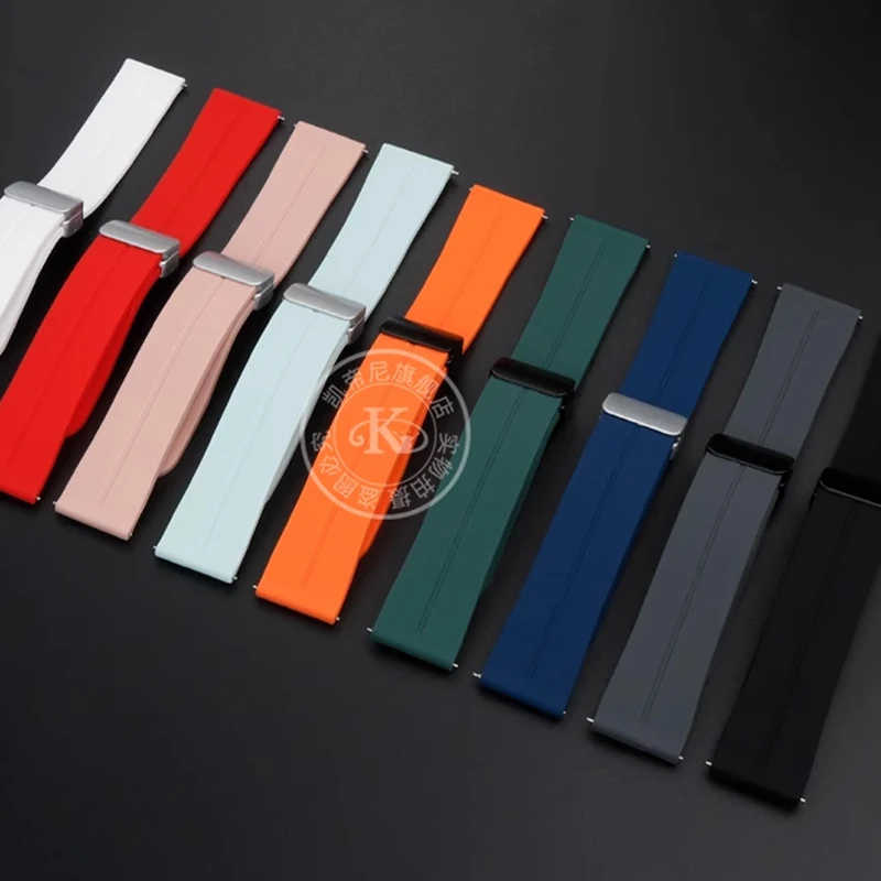 Premium Silicone Magnetic Watch Strap - Waterproof, Durable, and Comfortable