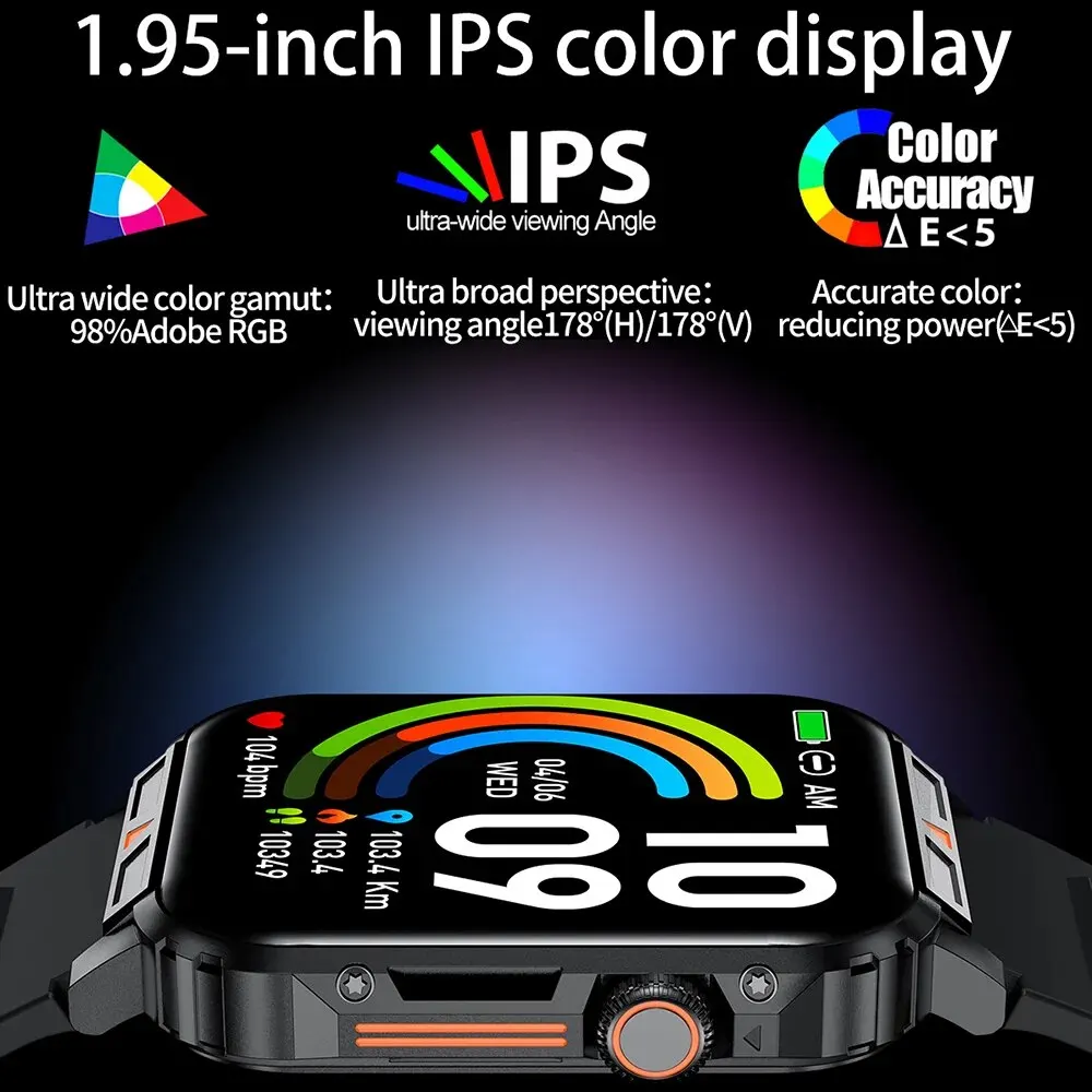 SENBONO   ȭ Ʈġ, ߿ и͸ Ʈ ġ, ȵ̵ IOS IP68   ƮϽ ġ, 1.95 ġ