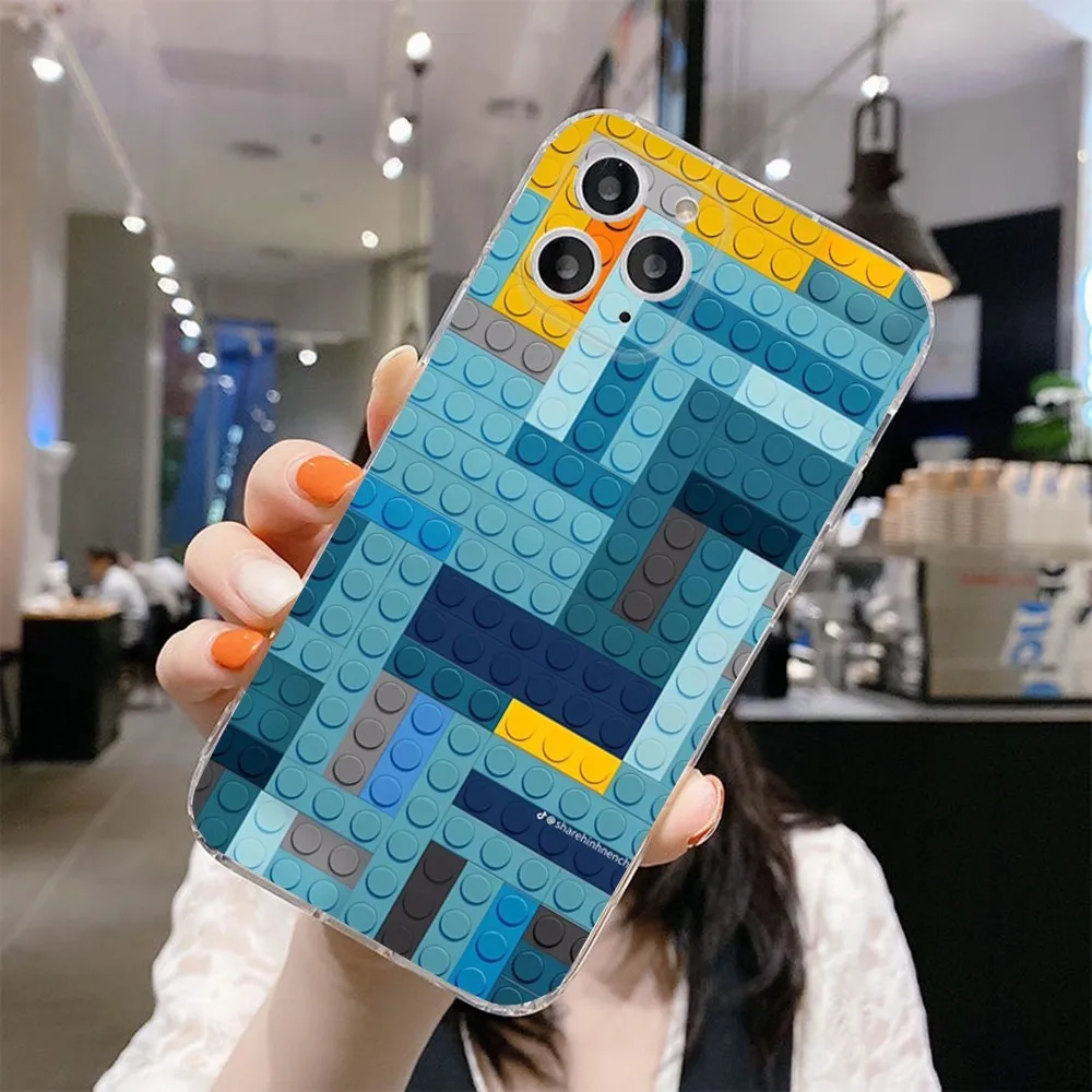Чехол для телефона L-Lego B-Bricks с фоном для IPhone 12,13, Mini