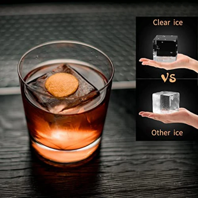 Make Perfectly-shaped Ice Cubes For Cocktails & Bourbon With This