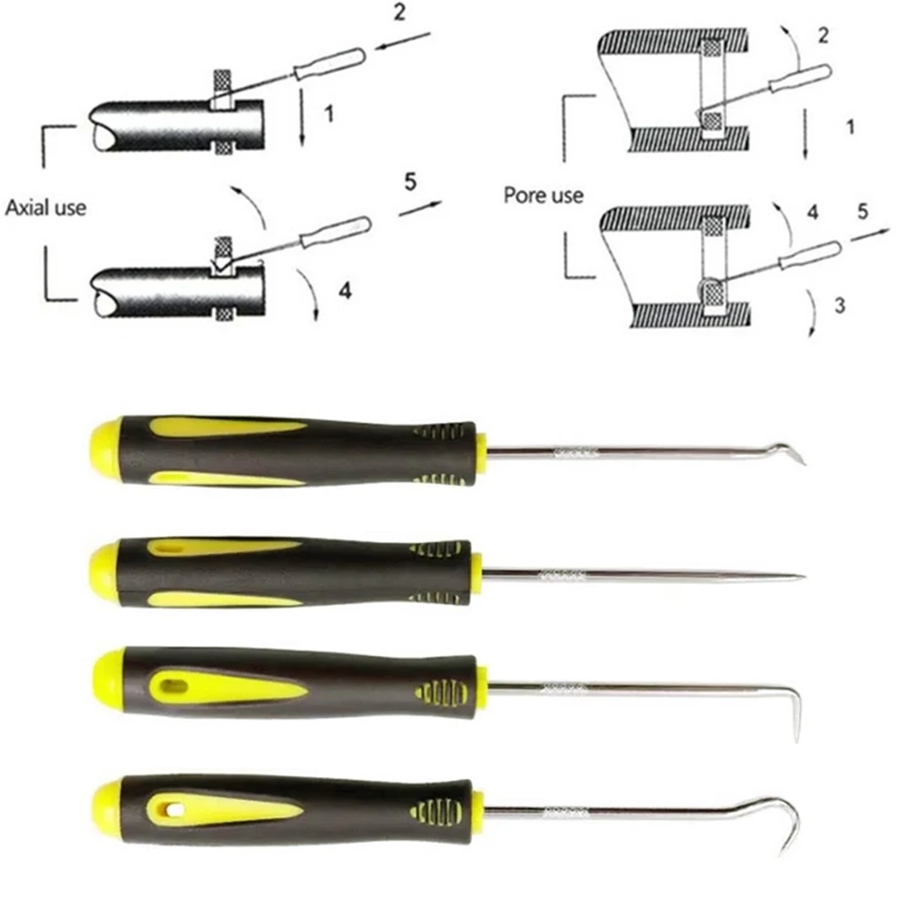 1pc Car Pick & Hook Tool Car Auto Vehicle Oil Seal Screwdrivers O Ring Oil Seal Gasket Puller Remover Craft Hand Tools