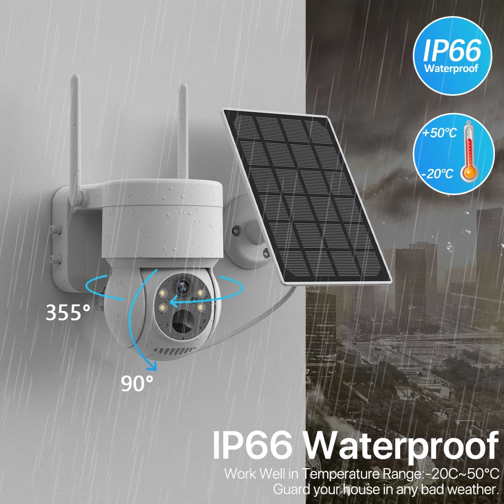  ¾  ī޶, 4MP HD  PTZ ī޶, ߿ PIR ΰ   IP ī޶, iCsee 