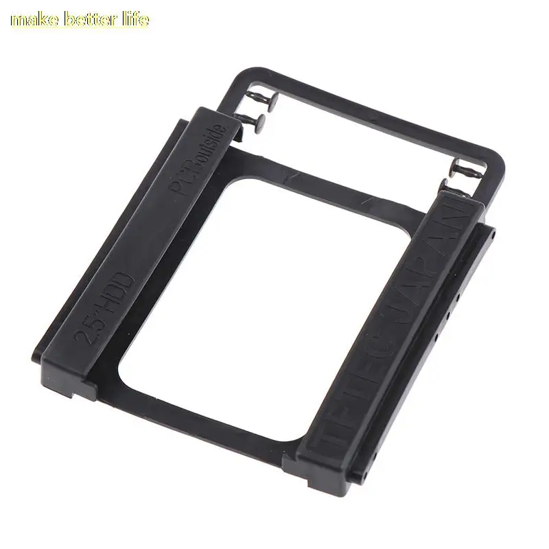 

NEW Universal 2.5" To 3.5" SSD HDD Environmental Plastics Adapter Mounting Bracket Hard Drive Holder For Desktop PC