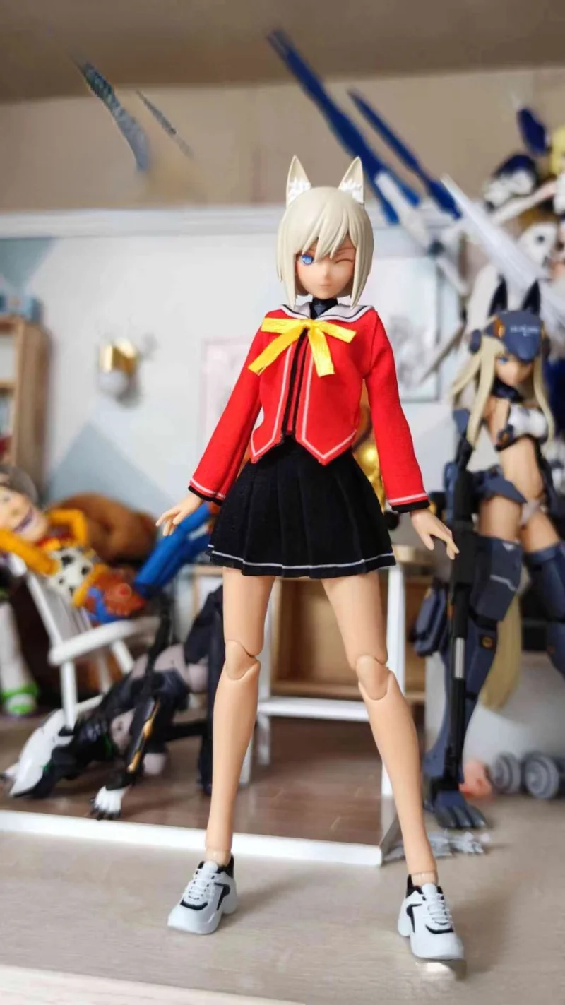 

1/12 Scale Female Soldier Sailor suit Set Model For 6'' figma shf tbl 30ms(No Figure)