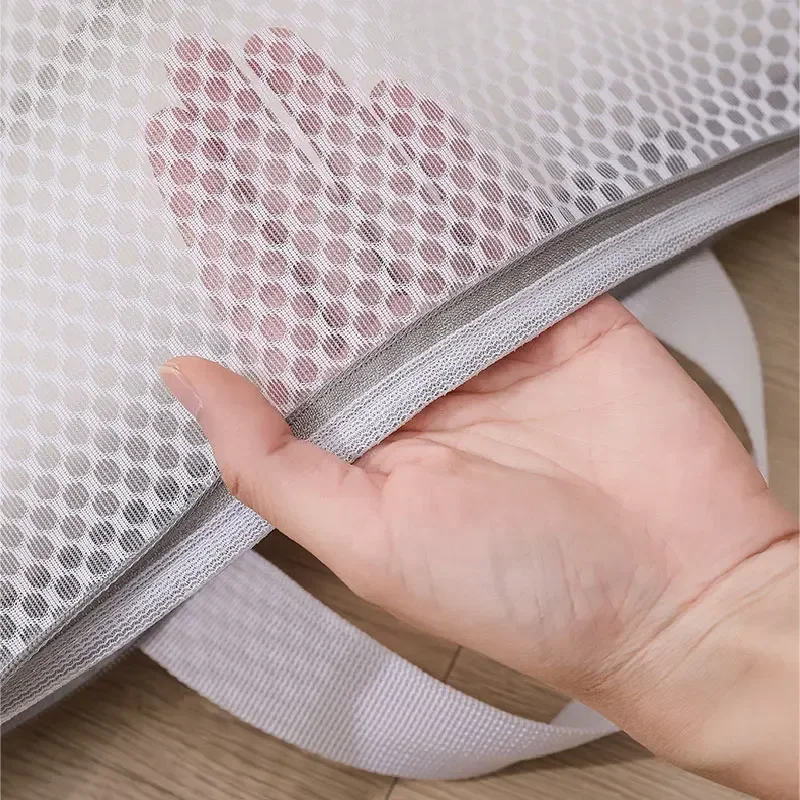 Mesh Washing Machine Laundry Bag Protection Net Foldable Thicken Clothes Socks Wash Pack Household Cleaning Tools Accessories 3