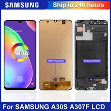 Ensemble écran tactile LCD AMOLED de remplacement, 100% pouces, pour Samsung Galaxy A30s A307F A307 A307FN A307A, 6.4 testé=