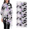 Women Tassel Scarf Psychedelic Style Alien Long Super Soft Shawl and Wrap Trippy Holographic Aliens Daily Wear Pashmina Scarves 1