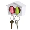Entryway Key Holder Yellow Keychain Aldult Birdhouse Ring with Green Outdoor Organizer Wall 1