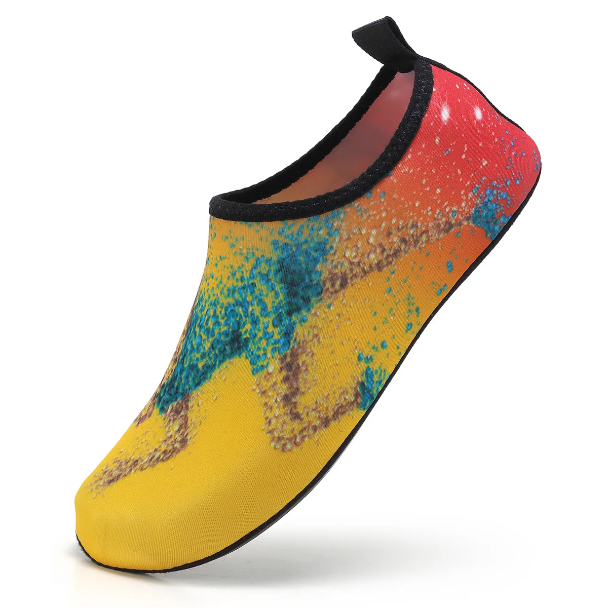 Aqua Shoes Design Striped Colorful Thin Sole Quick Drying Lightweight Barefoot Slippers Water Footwear Size34-49