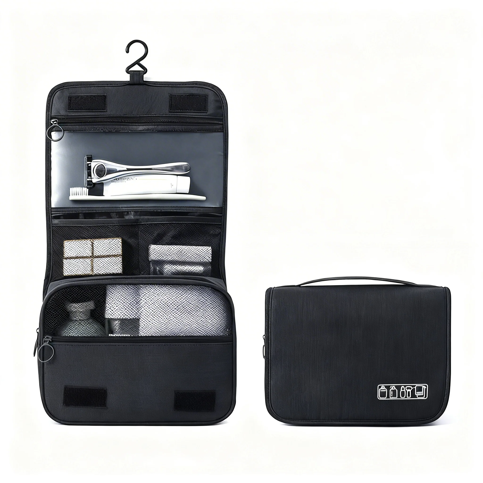 Hanging Toiletry and Makeup Organizer Travel Pouch