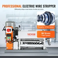 VEVOR Electric / Manual Wire Stripping Machine Cable Stripper Wire Peeler 370W 1.5-36mm 11 Channels for Scrap Copper Recycling 2