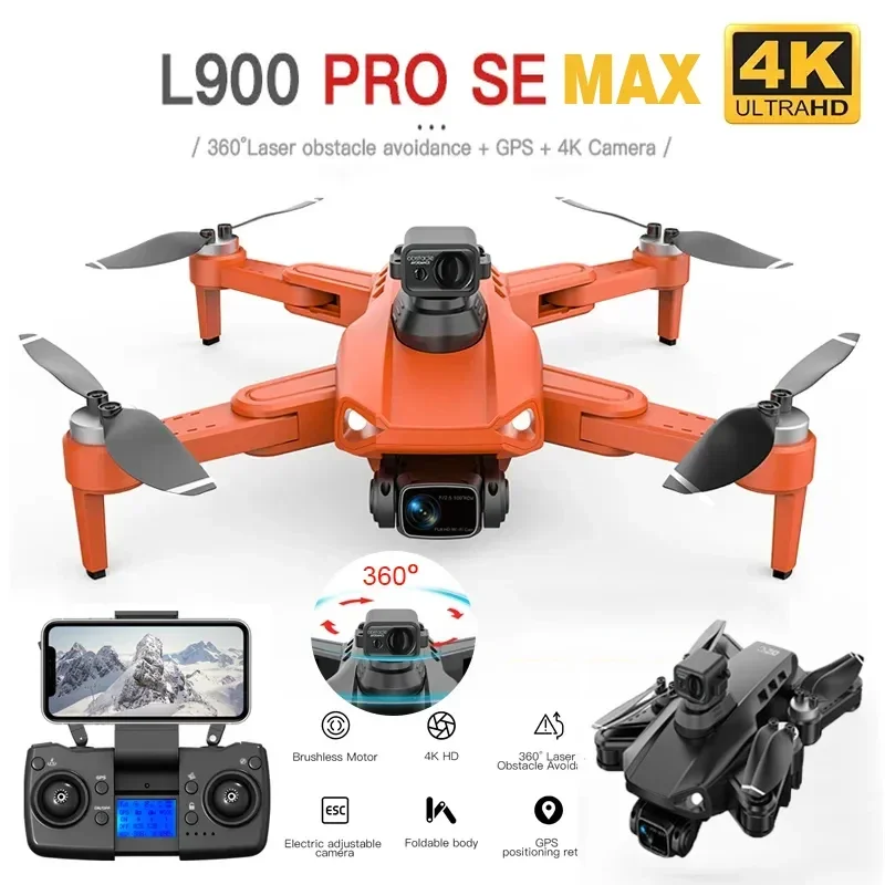 Профессиональный Квадрокоптер L900 Pro SE MAX с GPS и HD-камерой 4K