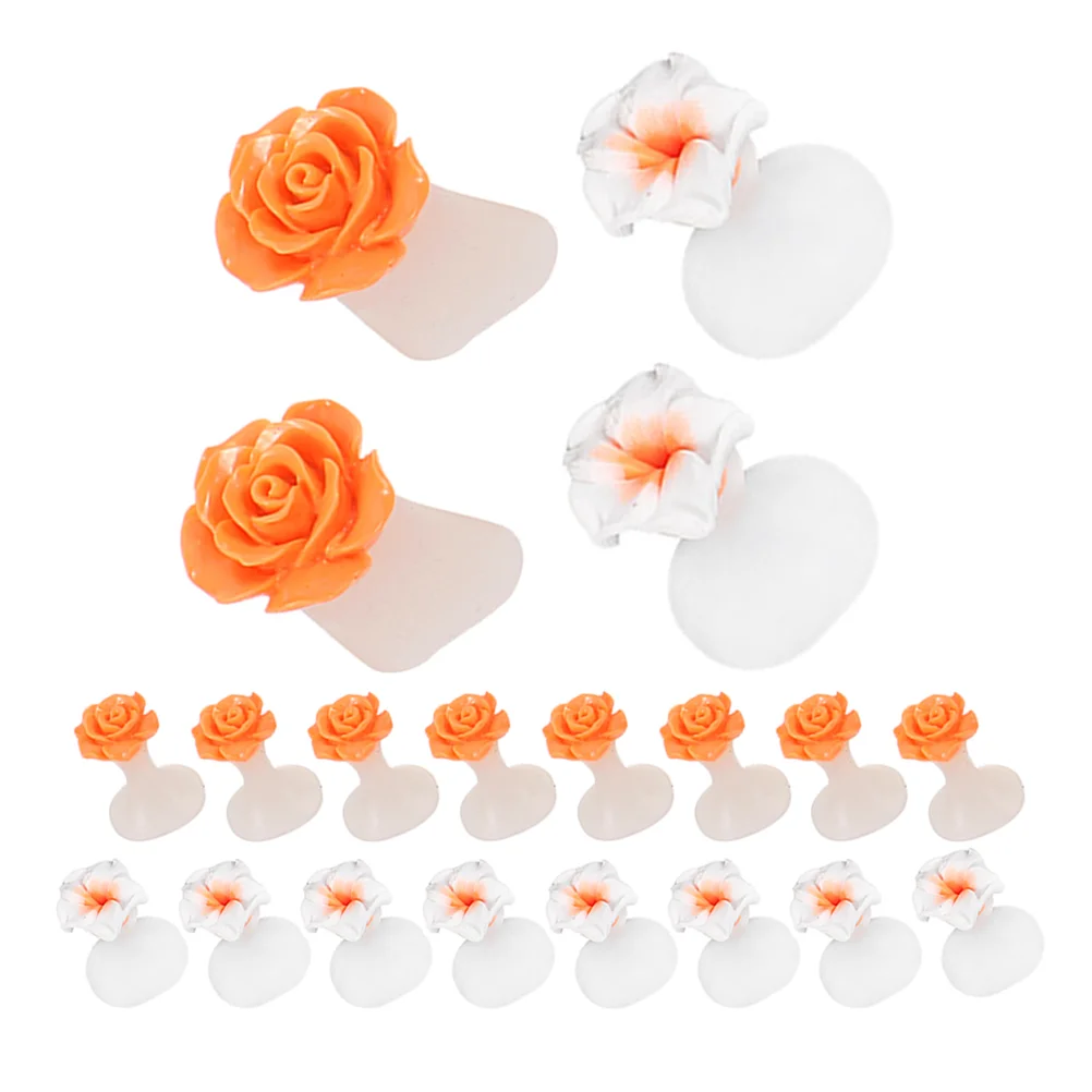 16 Pcs Nail Tools Toe Divider Salon Separator Separators for Pedicure Manicure Silicone Polish Supplies Men's