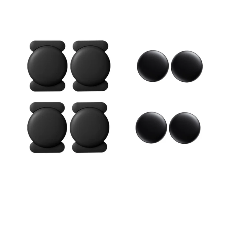 Apple için 4'lü Paket IOS GPS Akıllı Etiket Takip Kitlerini Bul ve Güçlü Manyetik Emme Silikon Kabuk Kaykay Araba için Anti-kayıp