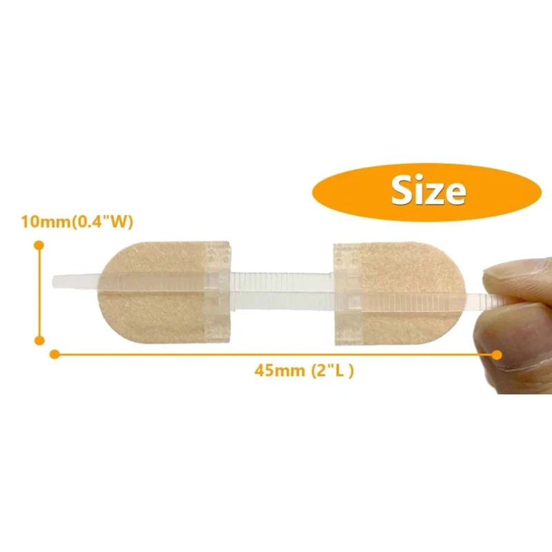 Strap Zipper Wound Closure Patches Breathable Seamless Elastic Zip Sutures Bandages For Wound Care Braces Supports 6