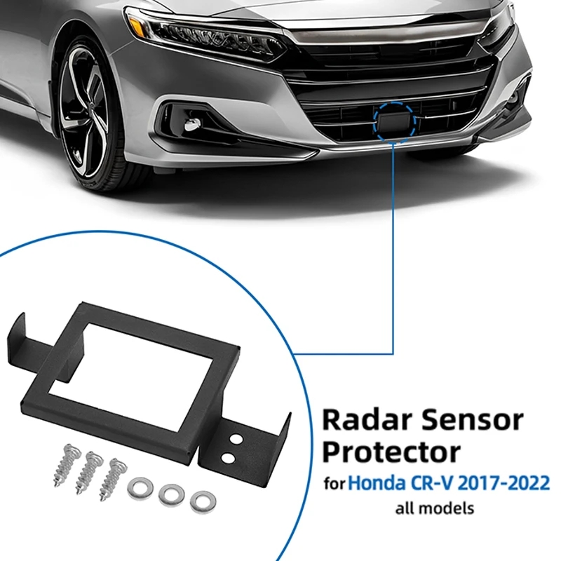 

For Honda Accord Radar Sensor Protector Cover 2018 2019 2020 2021 2022 4-Door Hybrid Touring SE LX Sedan Anti Theft Protection