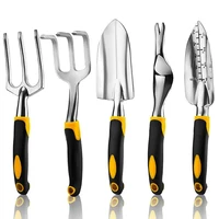 Aluminum Alloy Garden Tools Hand Shovel Rake Cultivator Flower Shovel Planting Flower Shovel Loose Soil Flower Shovel Weeding 1