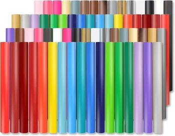 1 roll Permanent Vinyl for Cricut Maker 3/ Maker/ Explore 3, 12*36in/ 12*60in Adhesivet Vinyl, Adhesive Vier, Car Decal 1