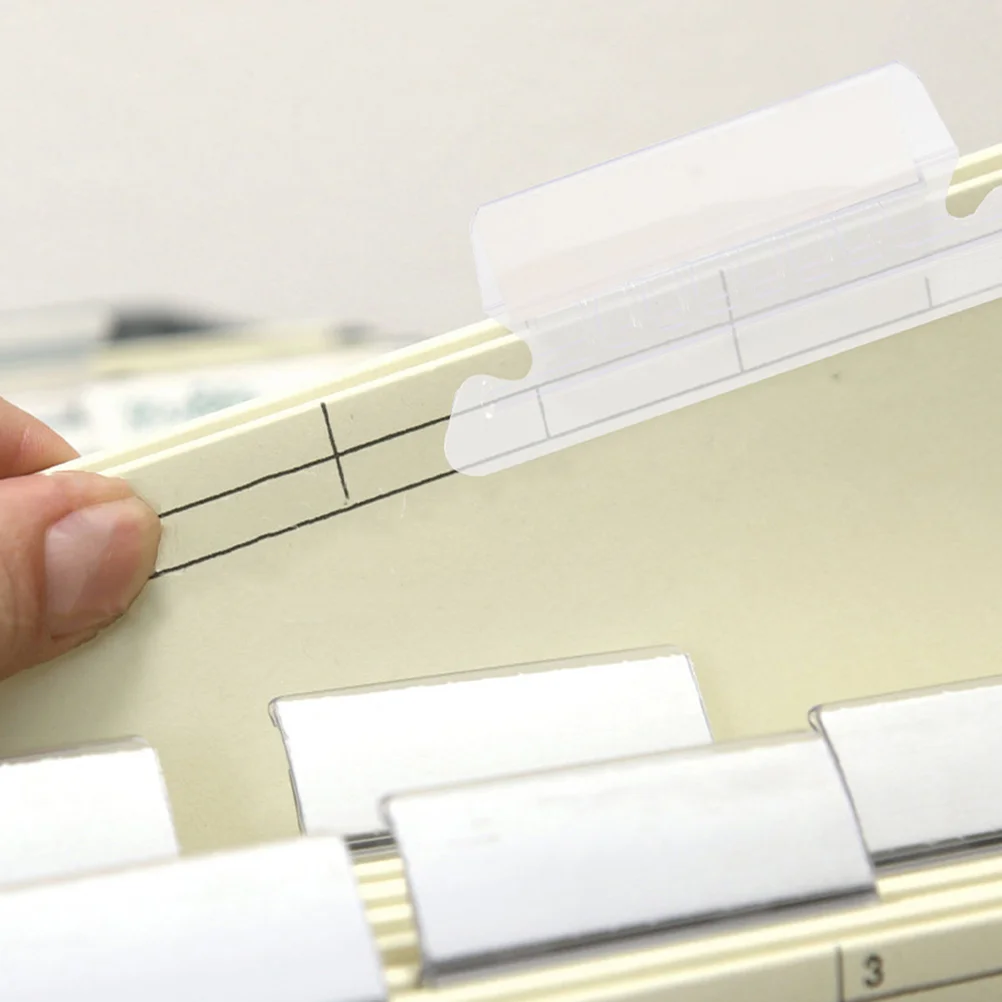 

Label Holder Detachable File Folder Tabs Hanging and Inserts Identification Markers Labels