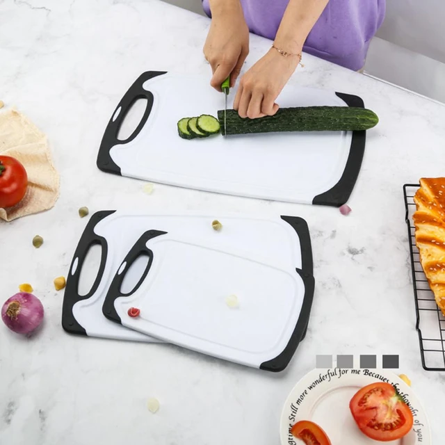 Colorful Cutting Board Set Versatile Non-slip Chopping Board Set Reversible  Bpa-free Easy to Clean