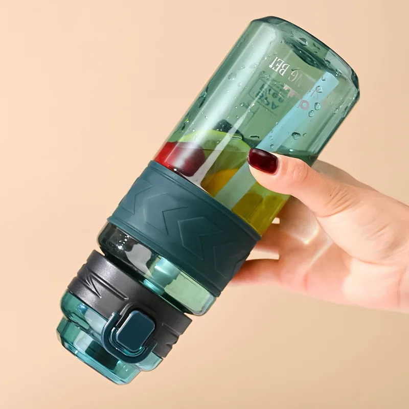 650-800ML Summer Sports Water bottles Non slip Portable High temperature resistant SportsOutdoor casual Student water bottle